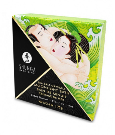 SHUNGA LOTUS FLAVORED BATH OR SALTS 75 GR