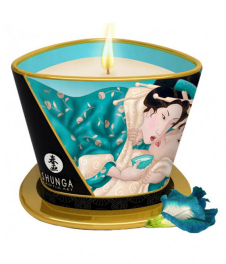 SHUNGA ISLAND BLOSSOMS MASSAGE CANDLE 170 ML