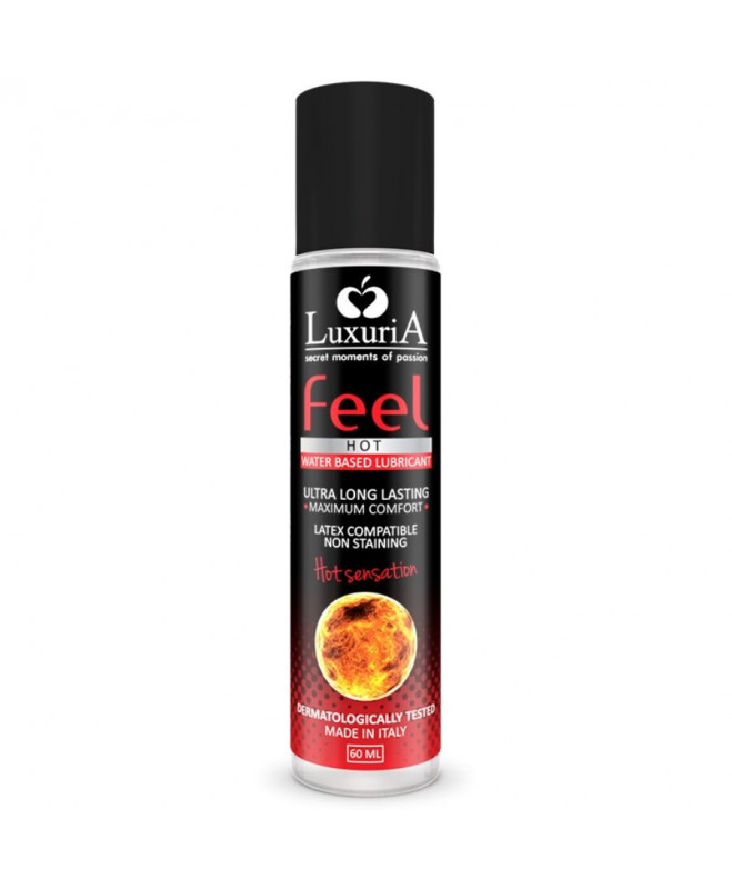 LUXURIA FEEL HOT SENSATION VANDENS PAGRINDO LUBRIKANTAS 60 ml