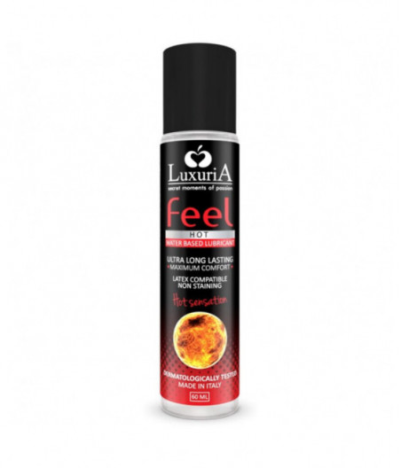 LUXURIA FEEL HOT SENSATION WATER BASED LUBRICANT 60 ML