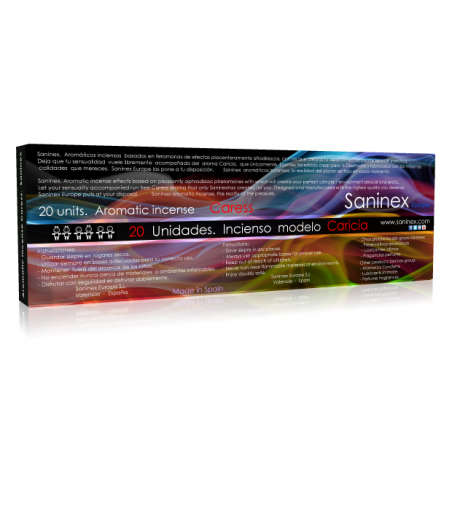 SANINEX FRAGANCE AROMATIC INCENSE CARICIA 20 STICKS