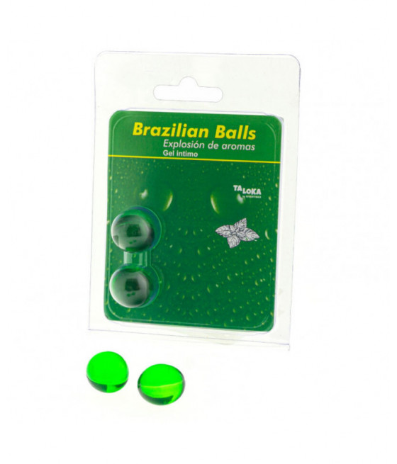 TALOKA - 2 BRAZILIAN BALLS MINT INTIMAS GEL