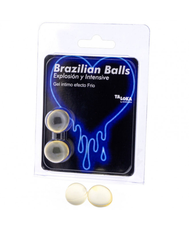 TALOKA - 2 BRAZILIAN BALLS COLD & VIBRATION EFECITING GEL