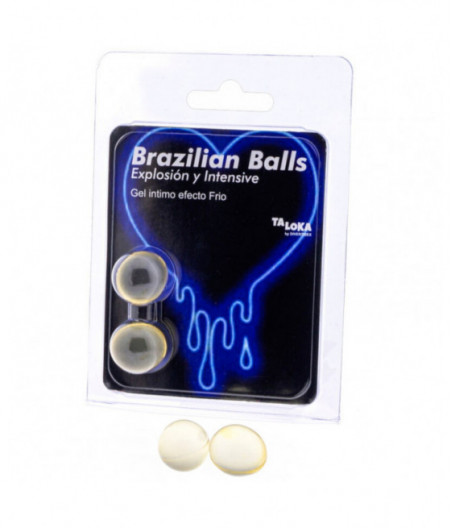 TALOKA 2 BRAZILIAN BALLS COLD & VIBRATION EFFECT EXCITING GEL