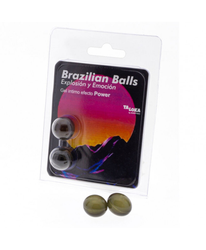 TALOKA - 2 BRAZILIAN BALLS POWER EFFECT jaudinantis gelis