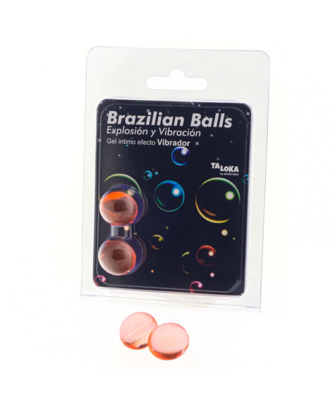 TALOKA - 2 BRAZILIAN BALLS VIBRATING EFECT EXCITING GEL