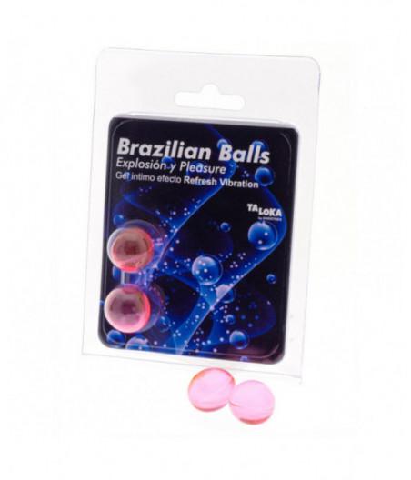 TALOKA 2 BRAZILIAN BALLS REFRESH VIBRATING EFFECT EXCITING GEL