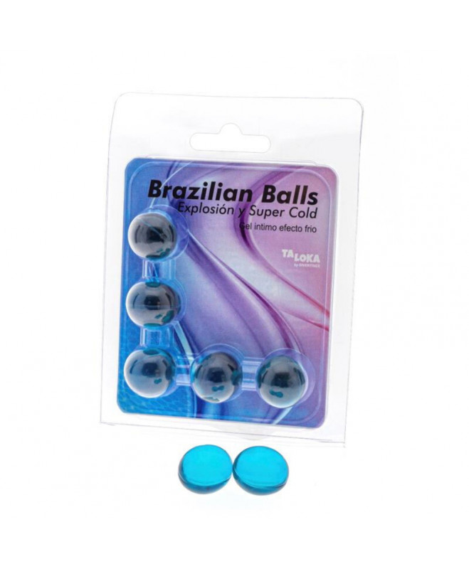 TALOKA - 5 BRAZILIAN BALLS COLD EFFECT jaudinantis gelis