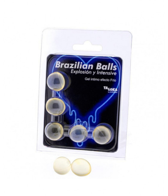 TALOKA - 5 BRAZILIAN BALLS COLD & VIBRATION EFECITING GEL