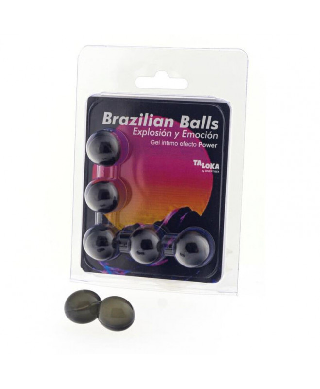 TALOKA - 5 BRAZILIAN BALLS POWER EFFECT jaudinantis gelis