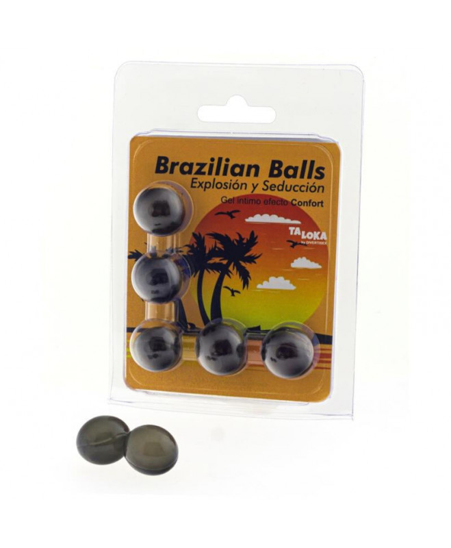 TALOKA - 5 BRAZILIAN BALLS COMFORT EFECT EXCITING GEL