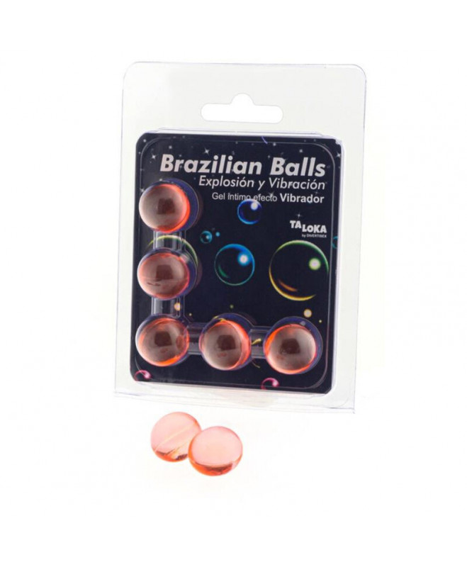 TALOKA - 5 BRAZILIAN BALLS VIBRATING EFECT EXCITING GEL