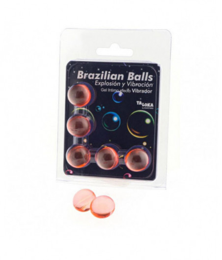 TALOKA 5 BRAZILIAN BALLS VIBRATING EFFECT EXCITING GEL