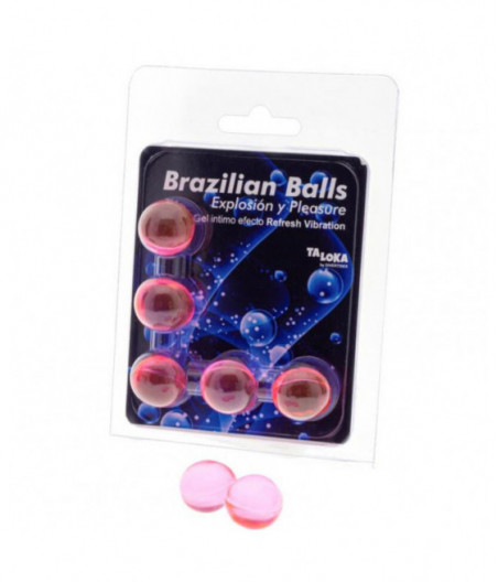 TALOKA 5 BRAZILIAN BALLS REFRESH VIBRATING EFFECT EXCITING GEL