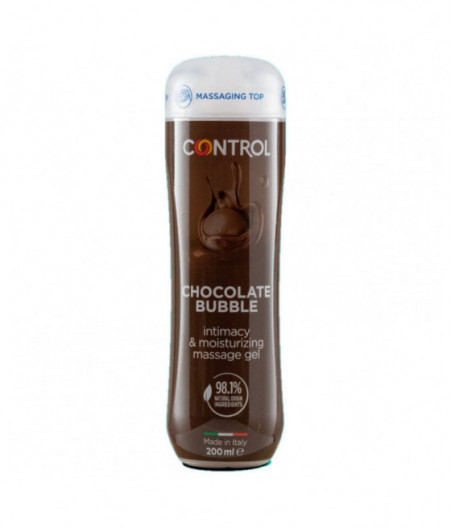 CONTROL MASSAGE GEL 3 IN 1 CHOCOLATE BUBBLE 200 ML