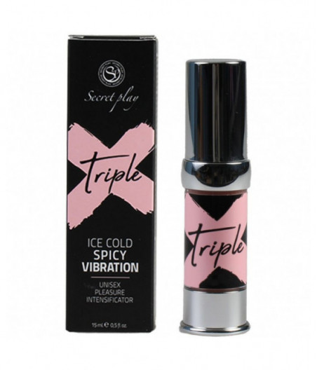 SECRETPLAY TRIPLE X UNISEX PLEASURE INTENSIFICATOR 15 ML