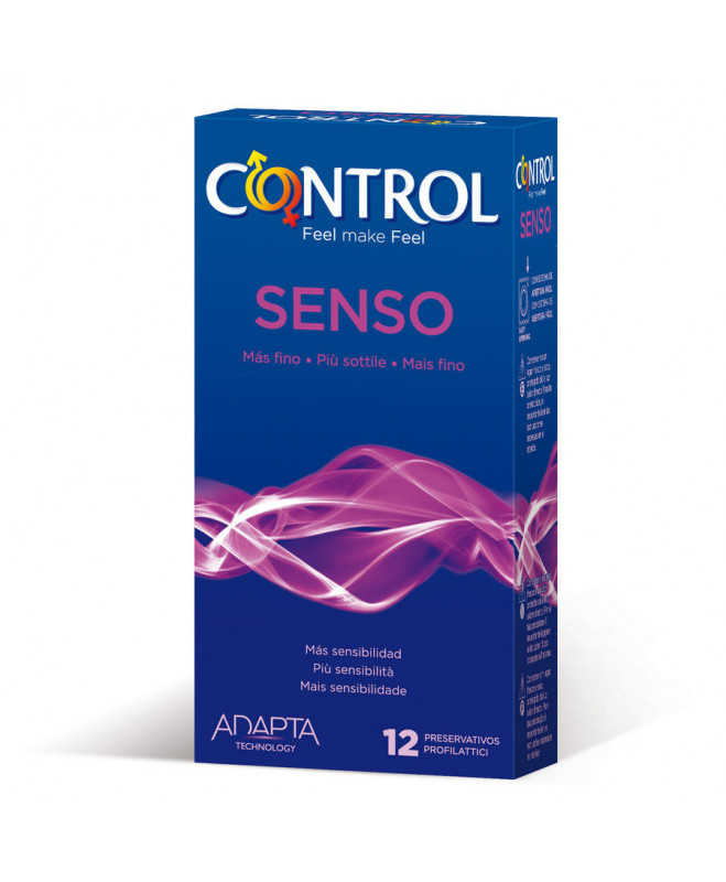 CONDOMS CONTROL ADAPTA SENSO 12 VIENETŲ