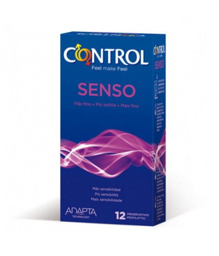 CONTROL ADAPTA SENSO CONDOMS 12 UNITS