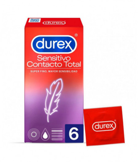 DUREX SENSITIVE CONTACT TOTAL 6 UNITS