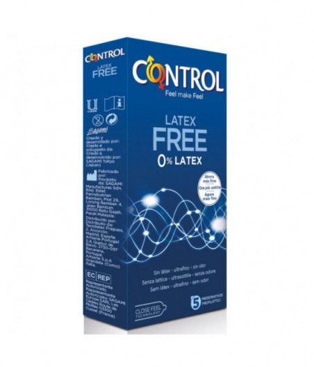 CONTROL FREE SIN LATEX CONDOMS 5 UNITS