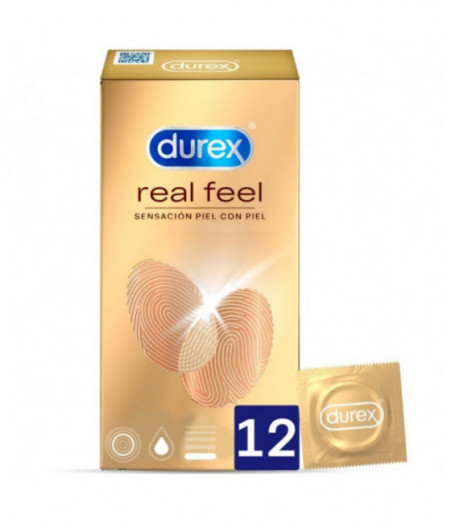 DUREX REAL FEEL 12 UNITS