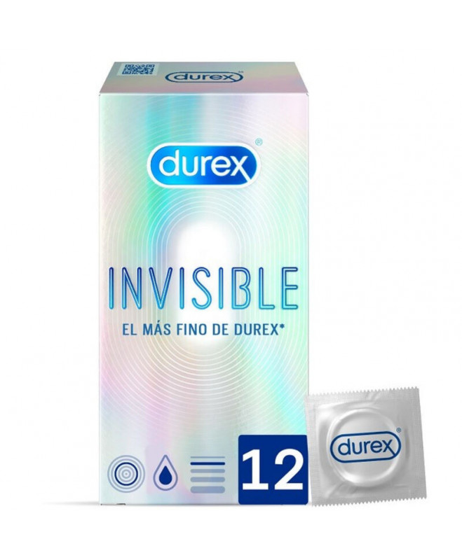 DUREX INVISIBLE EXTRA THIN 12 UDS