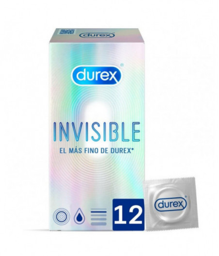 DUREX INVISIBLE EXTRA THIN 12 UNITS