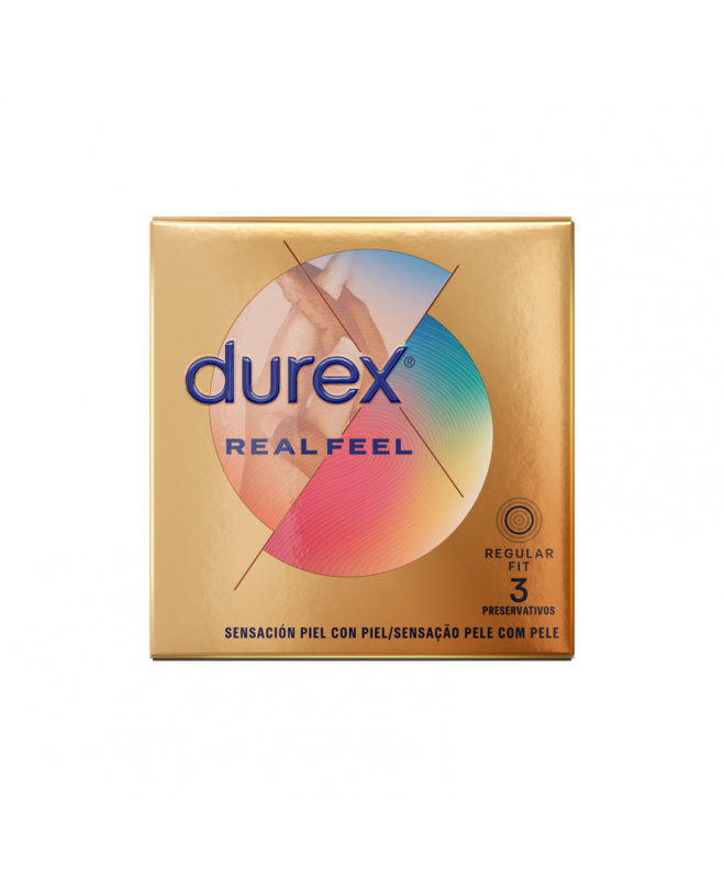 Prezervatyvai DUREX REAL FEEL 3 UDS 3