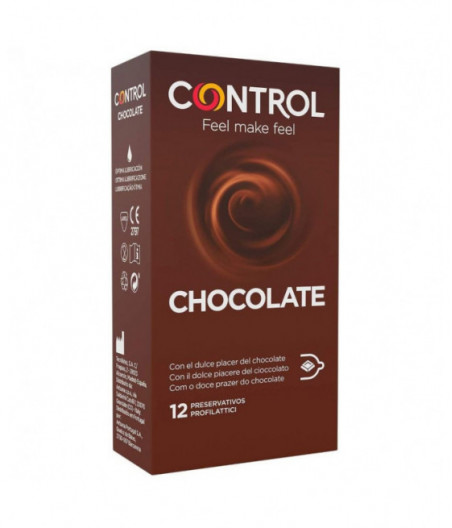 CONTROL ADAPTA CHOCOLATE CONDOMS 12 UNITS