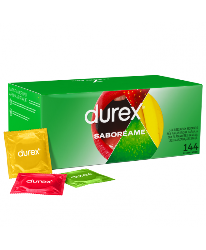 DUREX PLEAUSURE FRUITS 144 VIENETAI 3