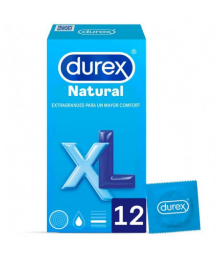 DUREX NATURAL XL 12 UNITS