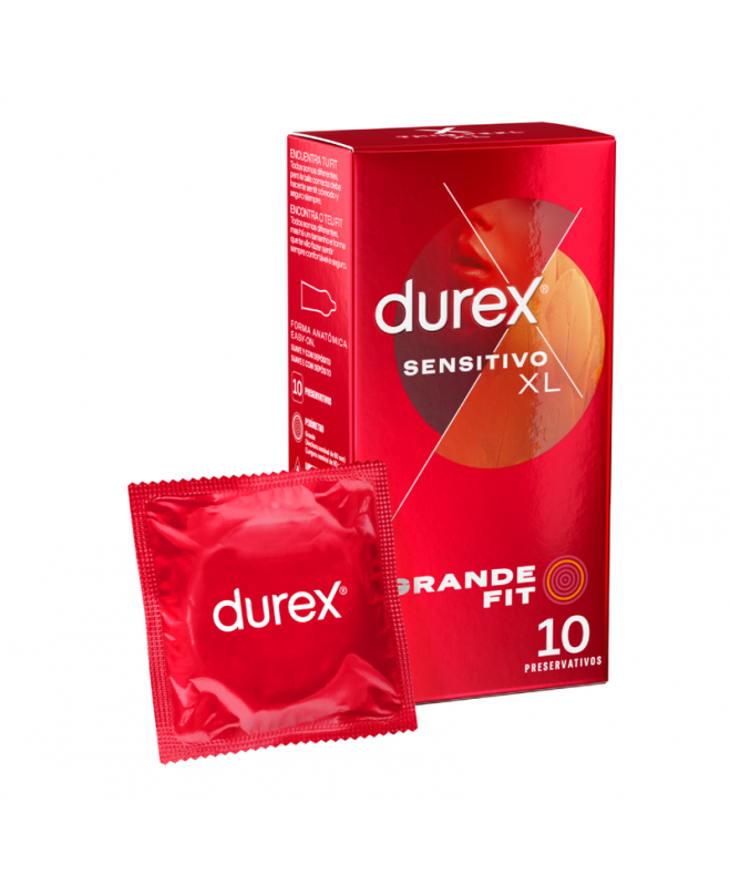 DUREX SENSITIVE XL prezervatyvai 10 Vnt 4