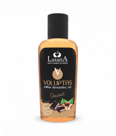 LUXURIA VOLUPTAS EDIBLE MASSAGE GEL WARMING EFFECT CHOCONUT 100 ML