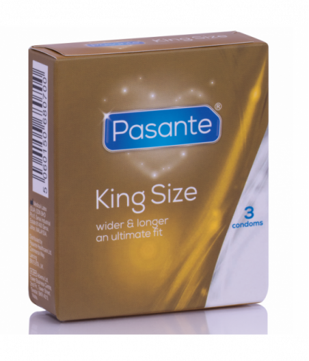 PASANTE CONDOMS KING SIZE 3 UNITS