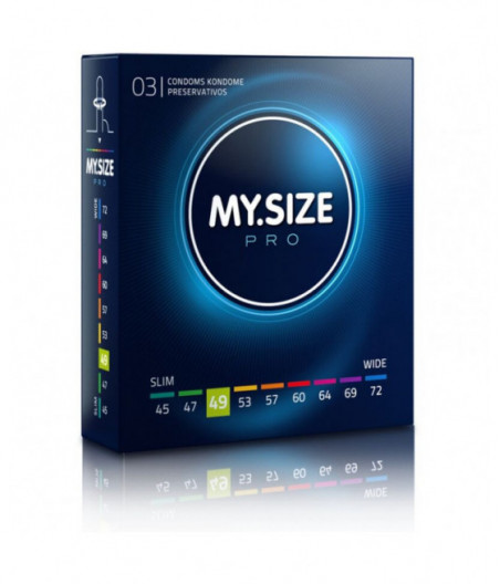 MY SIZE PRO CONDOMS 49 MM 3 UNITS