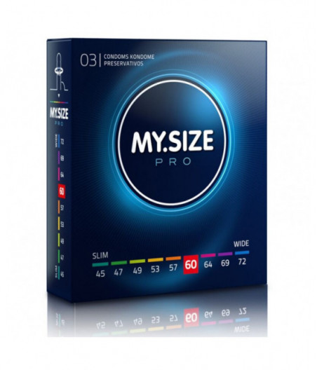 MY SIZE PRO CONDOMS 60 MM 3 UNITS