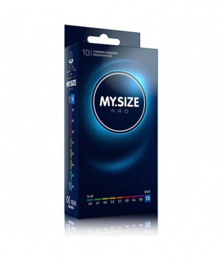 MY SIZE PRO CONDOMS 72 MM 10 UNITS