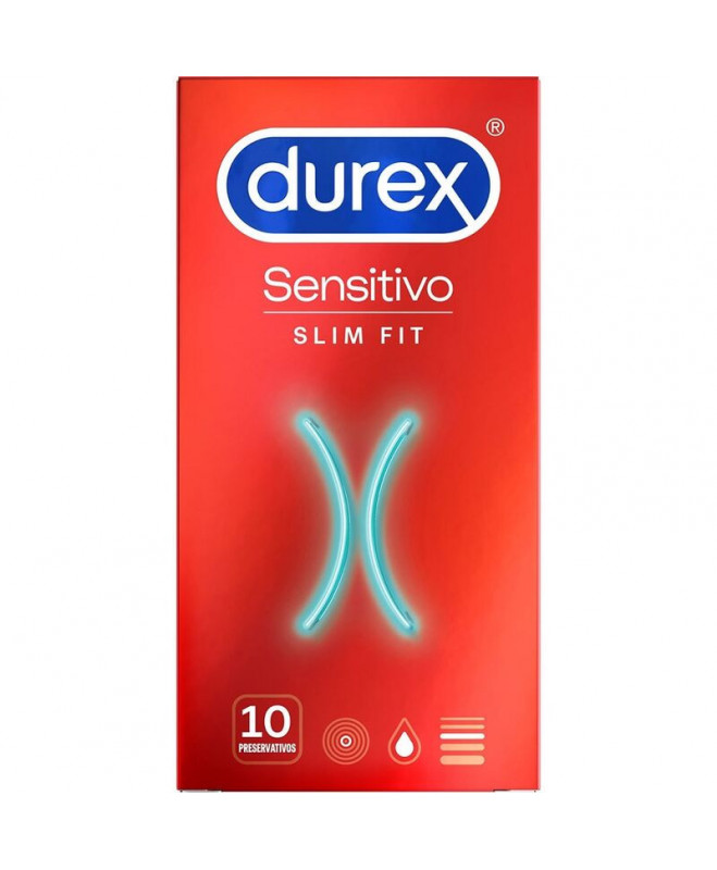 DUREX SENSITIVO SLIM FIT 10 VIENETŲ