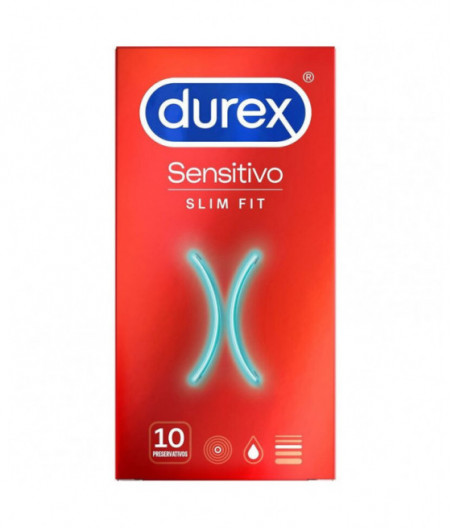 DUREX SENSITIVO SLIM FIT 10 UNITS