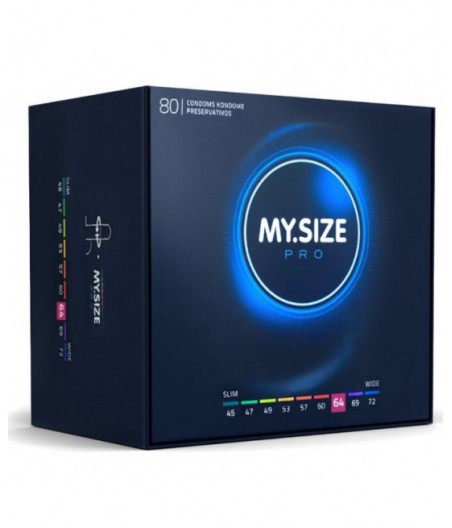 MY SIZE PRO CONDOMS 64 MM 80 UNITS