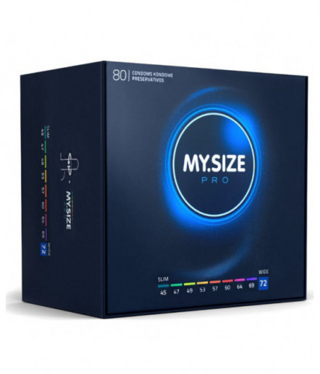 MY SIZE PRO CONDOMS 72 MM 80 UNITS