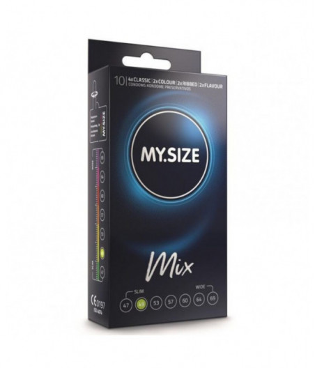 MY SIZE MIX CONDOMS 49 MM 10 UNITS