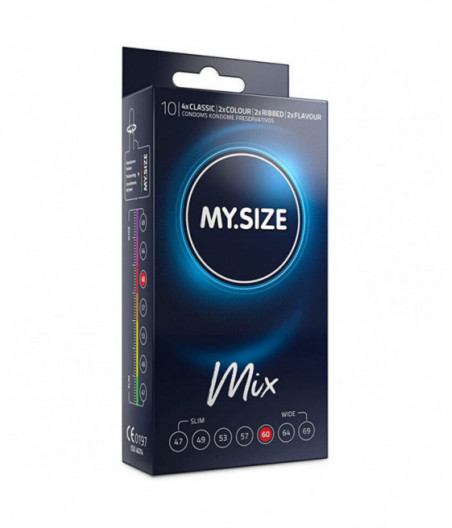 MY SIZE MIX CONDOMS 60 MM 10 UNITS