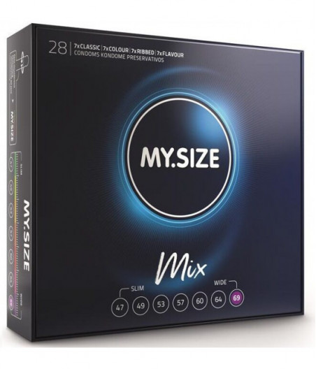 MY SIZE MIX CONDOMS 69 MM 28 UNITS