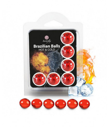 SECRETPLAY SET 6 BRAZILIAN BALLS HOT AND COLD EFFECT