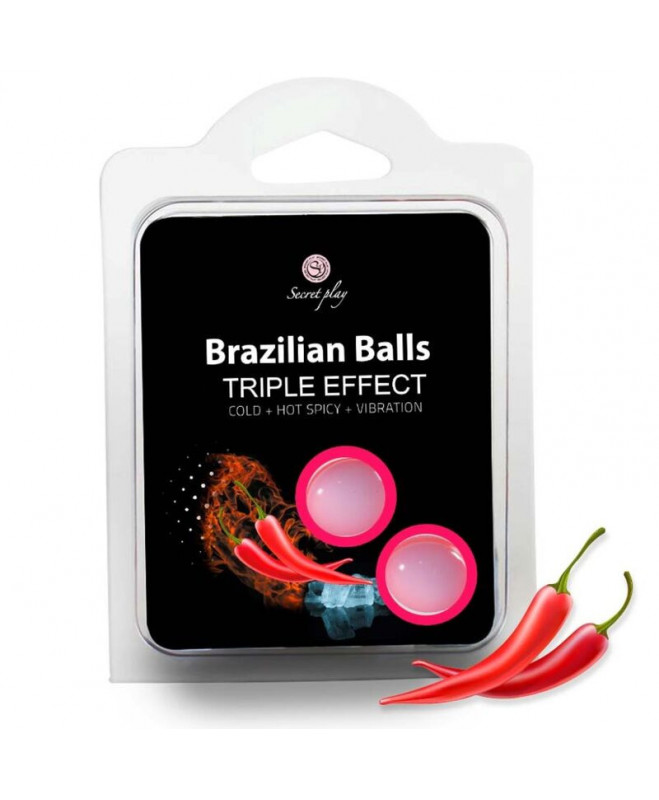 SECRET PLAY SET 2 BRAZILIAN BALLS TRIKO EFEKTAS