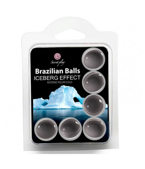 SECRET PLAY SET 6 BRAZILIAN BALLS ICEBERG EFEKTAS