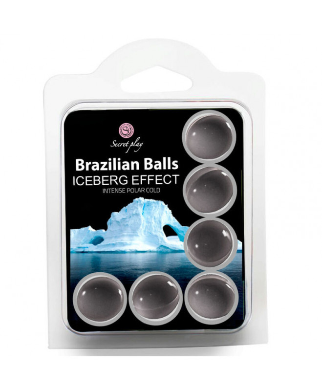 SECRET PLAY SET 6 BRAZILIAN BALLS ICEBERG EFEKTAS