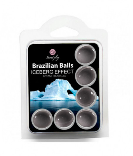 SECRET PLAY SET 6 BRAZILIAN BALLS ICEBERG EFFECT