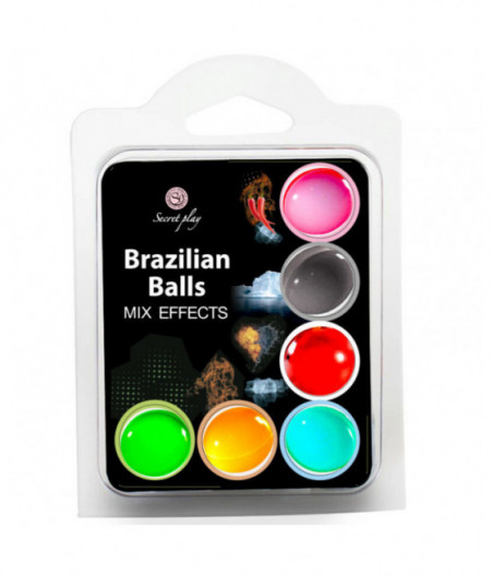 SECRET PLAY SET 6 BRAZILIAN BALLS MIX EFFECT